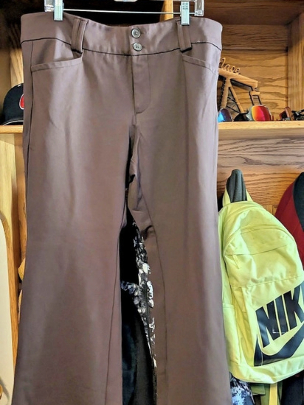 Studio by Torrid Wide Leg Pants in Brown Size 18R Like New